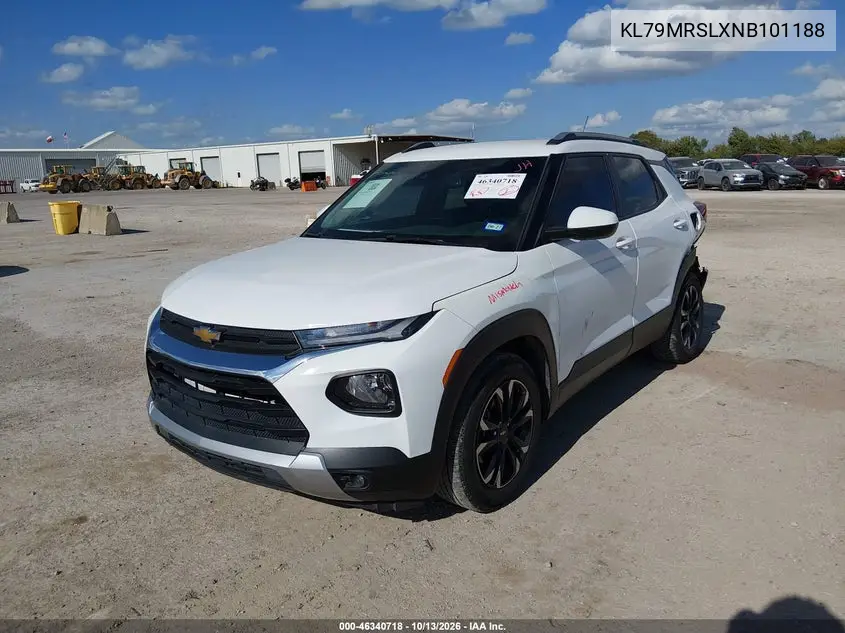 2022 CHEVROLET TRAILBLAZER VIN KL79MRSLXNB101188 — фото 2