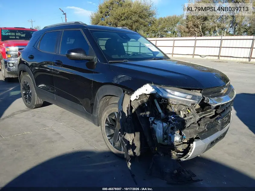CHEVROLET TRAILBLAZER 2022, VIN KL79MPSL4NB039713