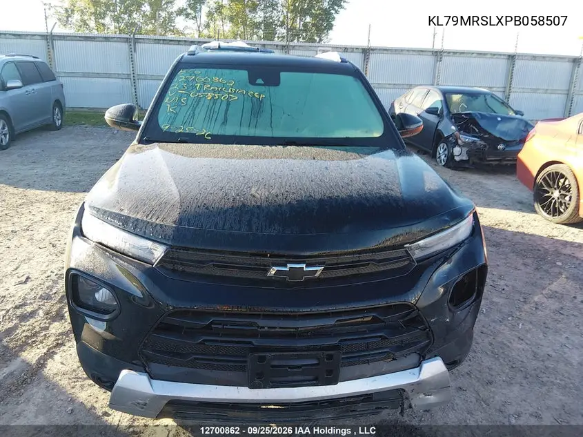 2023 CHEVROLET TRAILBLAZER VIN KL79MRSLXPB058507 — фото 11