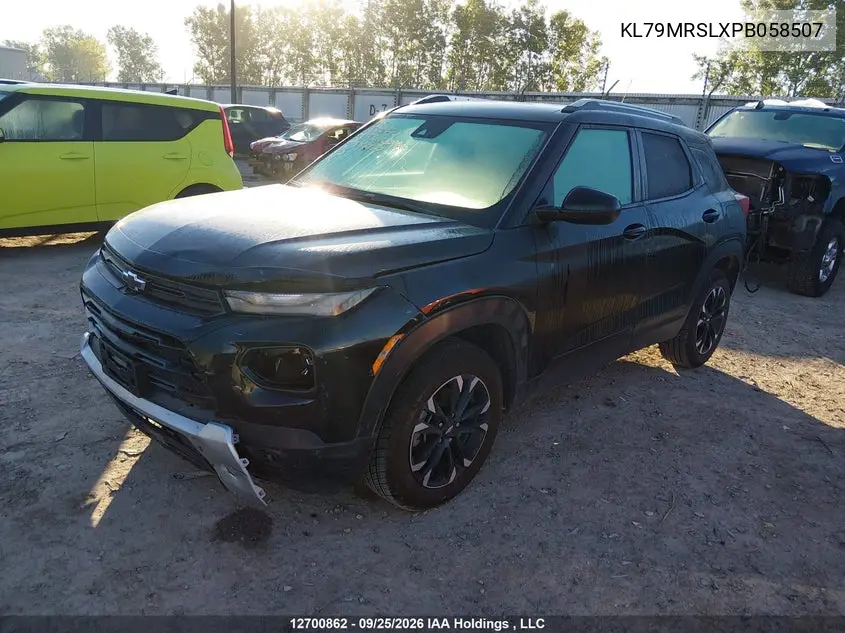 2023 CHEVROLET TRAILBLAZER VIN KL79MRSLXPB058507 — фото 2