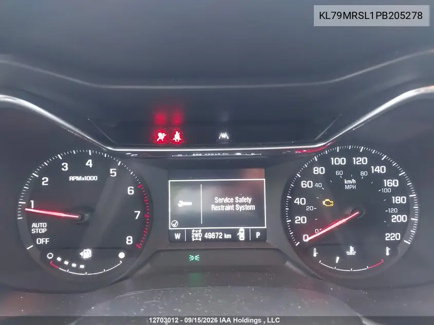 2023 CHEVROLET TRAILBLAZER VIN KL79MRSL1PB205278 — фото 7