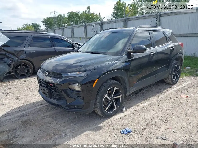 2023 CHEVROLET TRAILBLAZER VIN KL79MUSL8PB129125 — фото 2