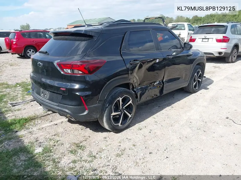 2023 CHEVROLET TRAILBLAZER VIN KL79MUSL8PB129125 — фото 4