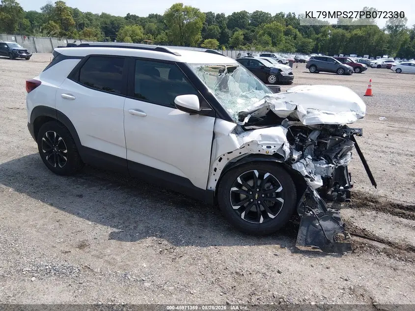 CHEVROLET TRAILBLAZER 2023, VIN KL79MPS27PB072330