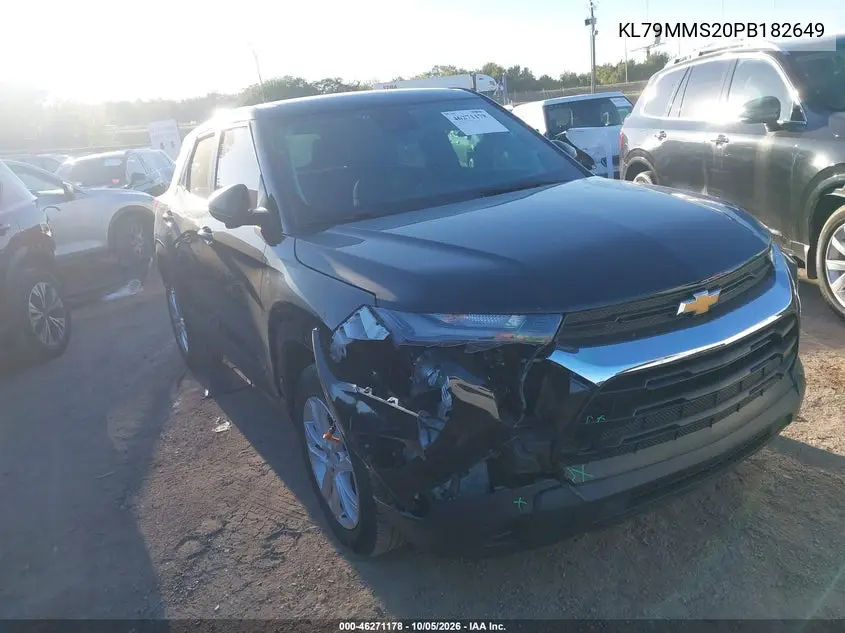 CHEVROLET TRAILBLAZER 2023, VIN KL79MMS20PB182649