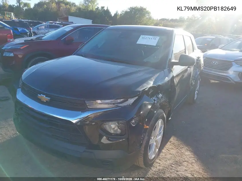 2023 CHEVROLET TRAILBLAZER VIN KL79MMS20PB182649 — фото 2