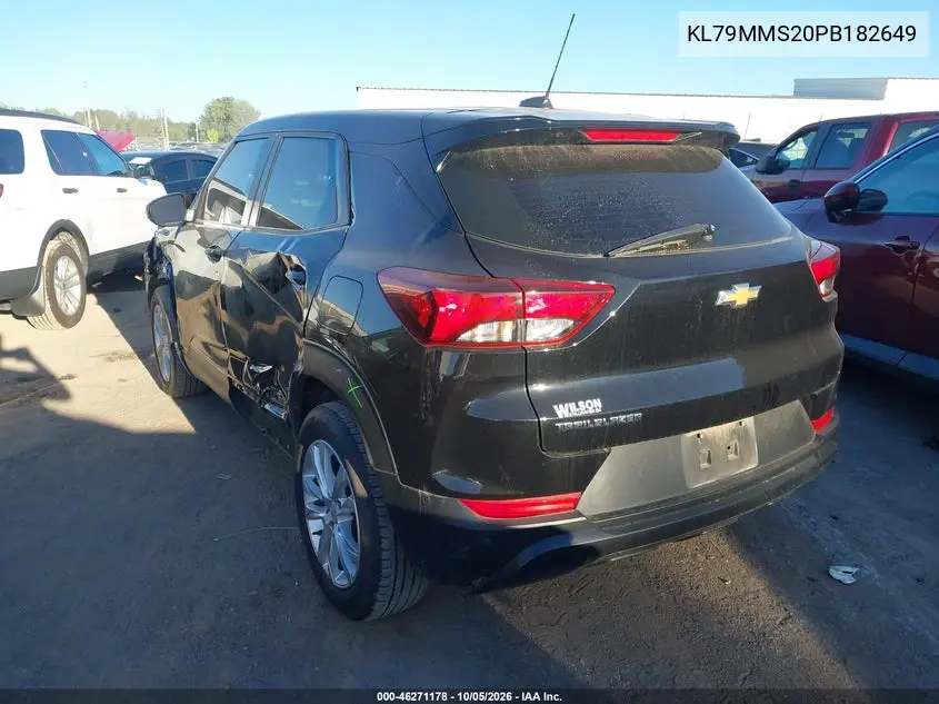 2023 CHEVROLET TRAILBLAZER VIN KL79MMS20PB182649 — фото 3