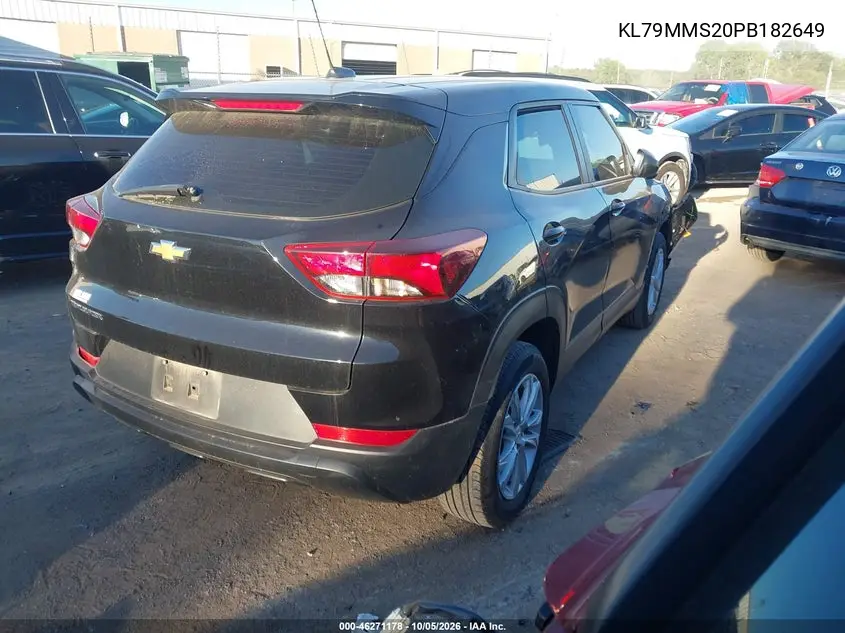 2023 CHEVROLET TRAILBLAZER VIN KL79MMS20PB182649 — фото 4