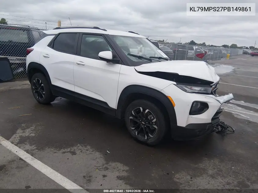 CHEVROLET TRAILBLAZER 2023, VIN KL79MPS27PB149861