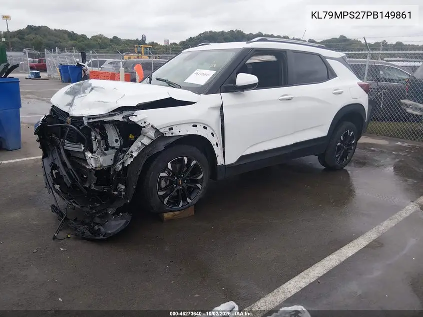 2023 CHEVROLET TRAILBLAZER VIN KL79MPS27PB149861 — фото 2