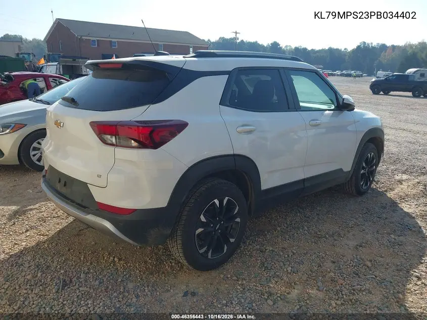 2023 CHEVROLET TRAILBLAZER VIN KL79MPS23PB034402 — фото 4