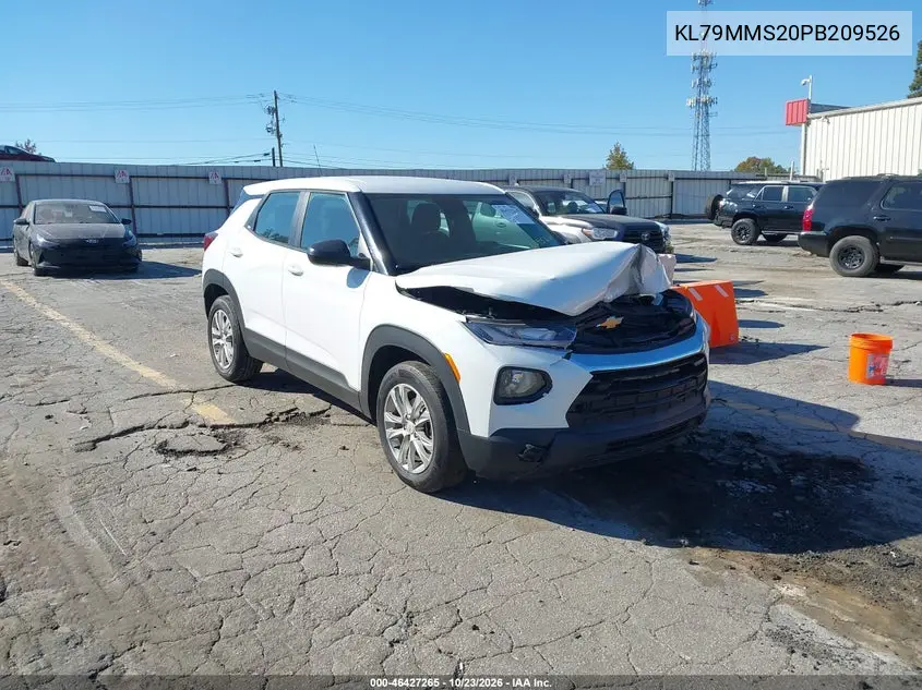 CHEVROLET TRAILBLAZER 2023, VIN KL79MMS20PB209526