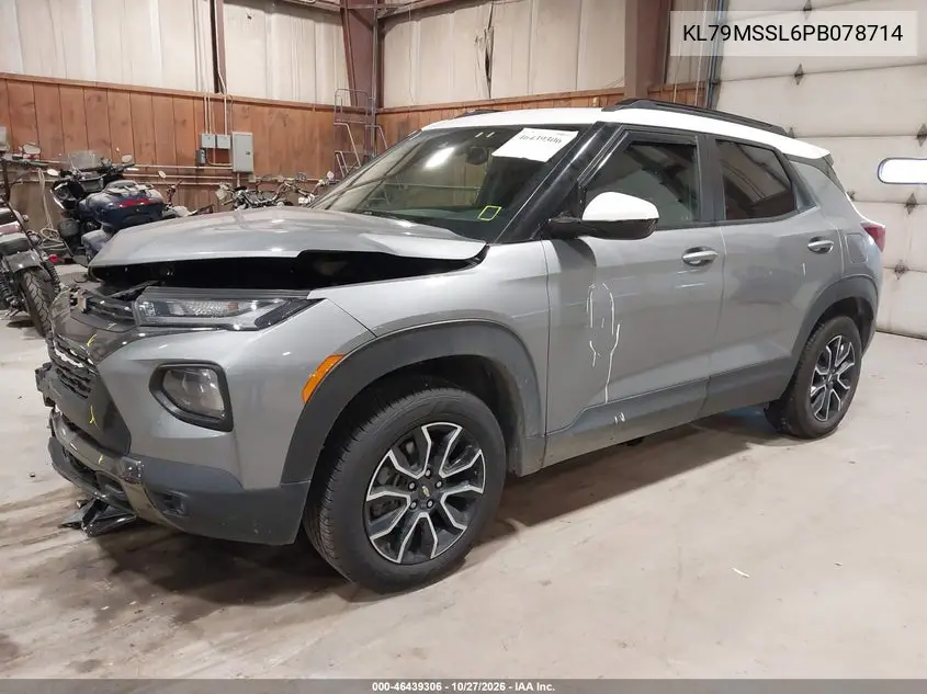 2023 CHEVROLET TRAILBLAZER VIN KL79MSSL6PB078714 — фото 2