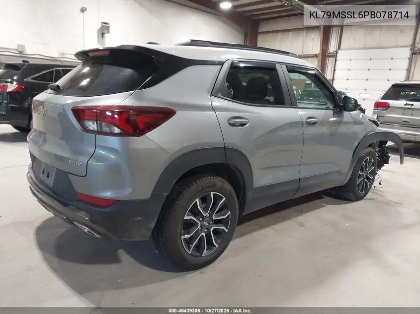2023 CHEVROLET TRAILBLAZER VIN KL79MSSL6PB078714 — фото 4