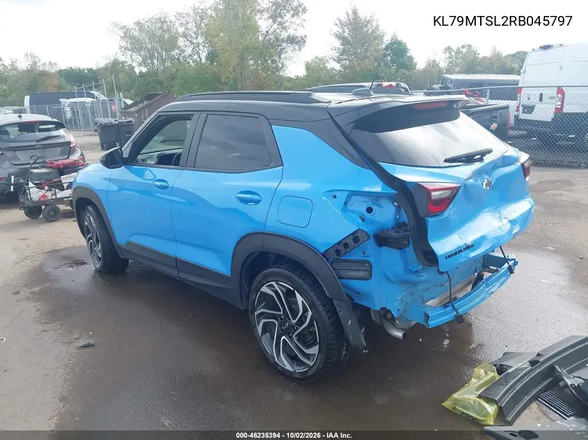 2024 CHEVROLET TRAILBLAZER VIN KL79MTSL2RB045797 — фото 3