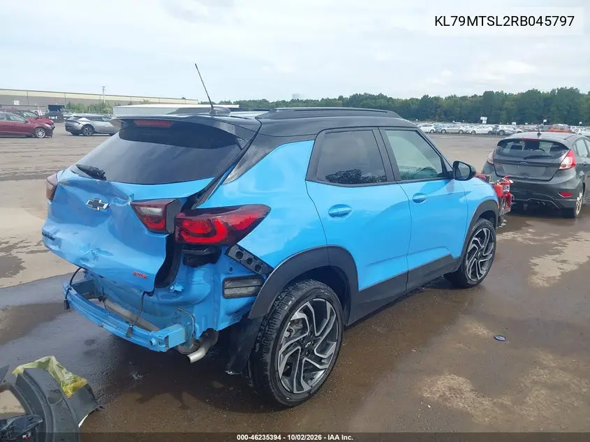 2024 CHEVROLET TRAILBLAZER VIN KL79MTSL2RB045797 — фото 4