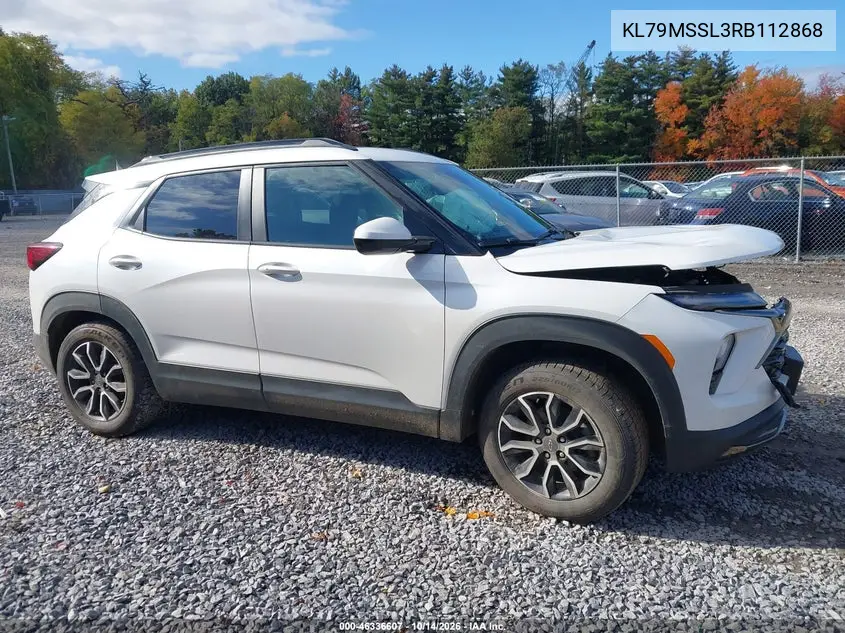 2024 CHEVROLET TRAILBLAZER VIN KL79MSSL3RB112868 — фото 13