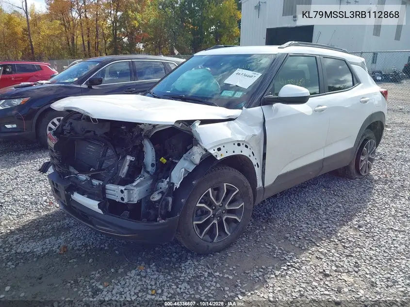 2024 CHEVROLET TRAILBLAZER VIN KL79MSSL3RB112868 — фото 2