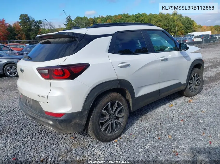 2024 CHEVROLET TRAILBLAZER VIN KL79MSSL3RB112868 — фото 4