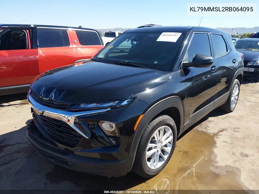 2024 CHEVROLET TRAILBLAZER VIN KL79MMSL2RB064095 — фото 2
