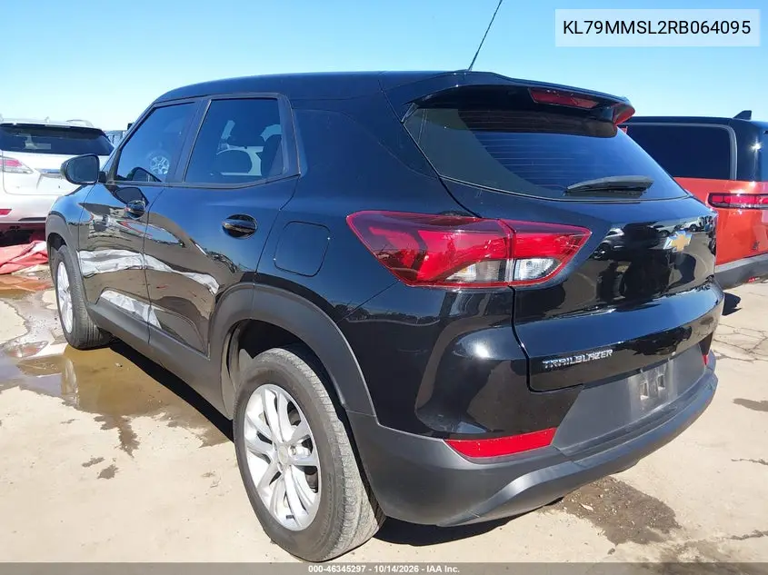 2024 CHEVROLET TRAILBLAZER VIN KL79MMSL2RB064095 — фото 3