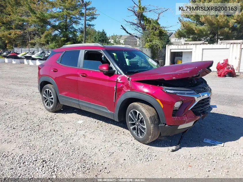 CHEVROLET TRAILBLAZER 2024, VIN KL79MRSLXRB200163