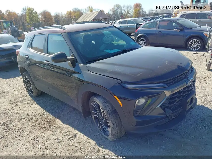 CHEVROLET TRAILBLAZER 2024, VIN KL79MUSL9RB046662