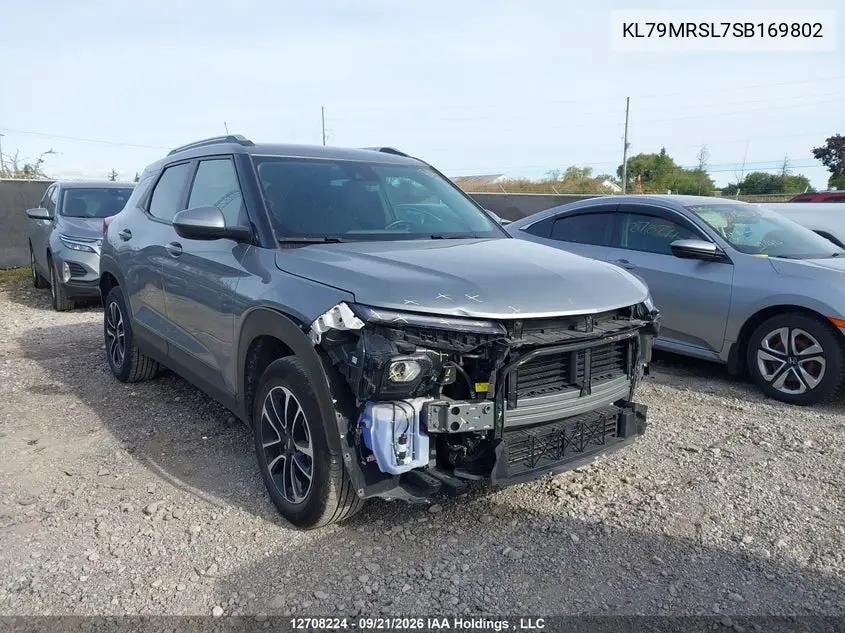 CHEVROLET TRAILBLAZER 2025, VIN KL79MRSL7SB169802