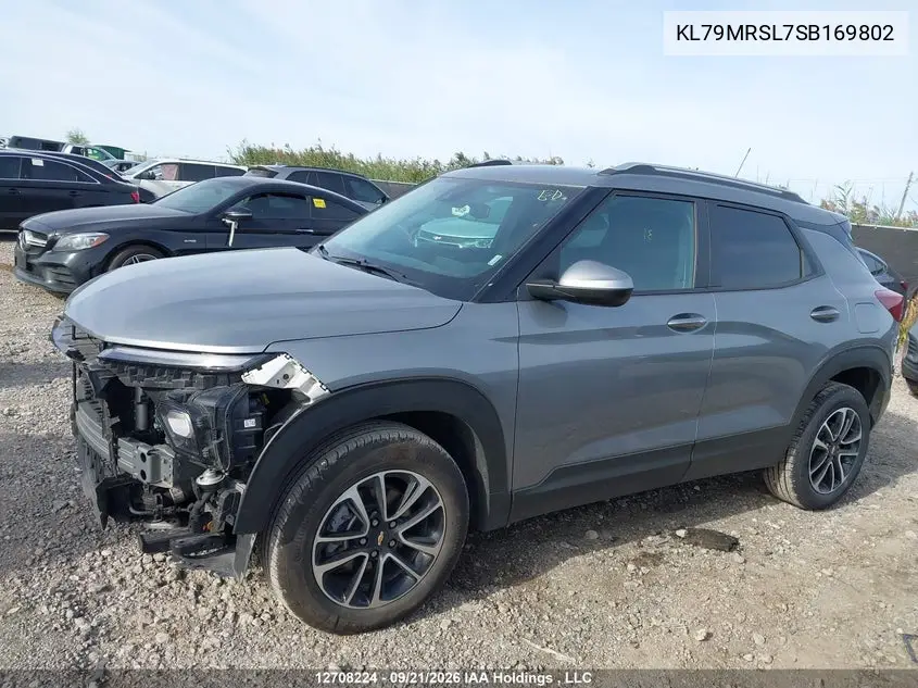 2025 CHEVROLET TRAILBLAZER VIN KL79MRSL7SB169802 — фото 14