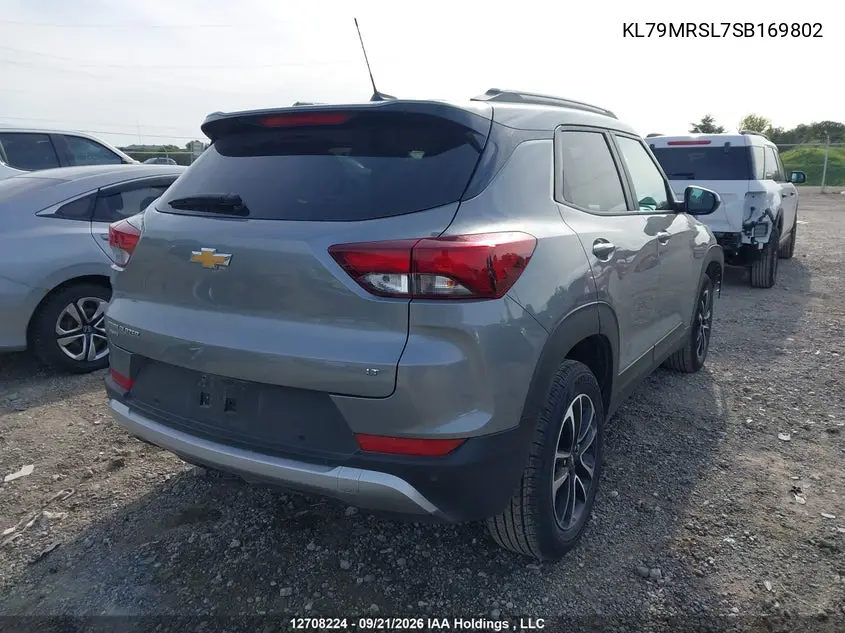 2025 CHEVROLET TRAILBLAZER VIN KL79MRSL7SB169802 — фото 4