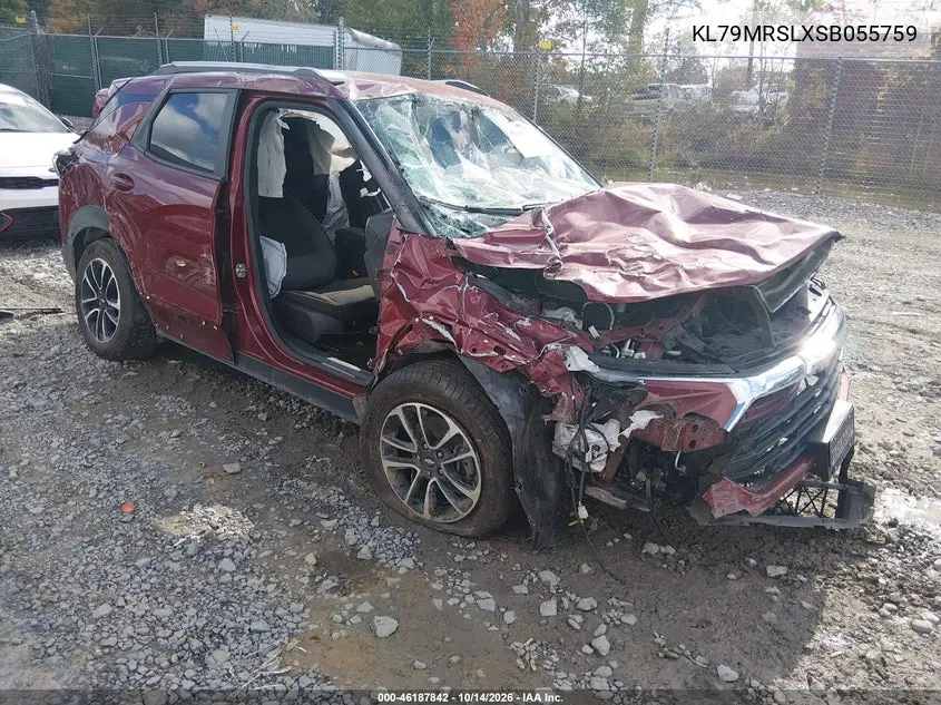 CHEVROLET TRAILBLAZER 2025, VIN KL79MRSLXSB055759