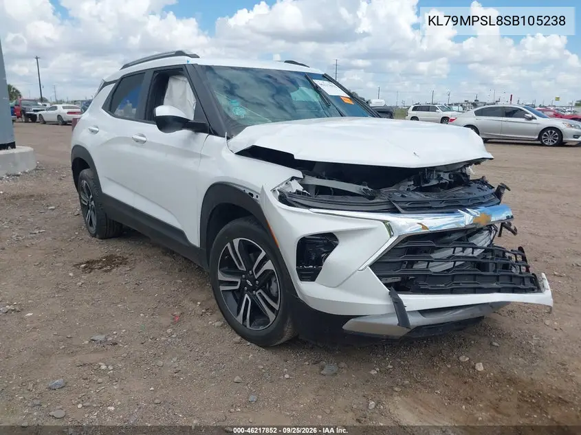 CHEVROLET TRAILBLAZER 2025, VIN KL79MPSL8SB105238
