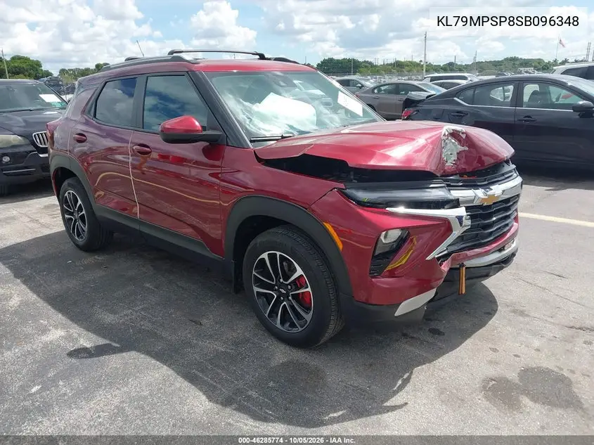 CHEVROLET TRAILBLAZER 2025, VIN KL79MPSP8SB096348