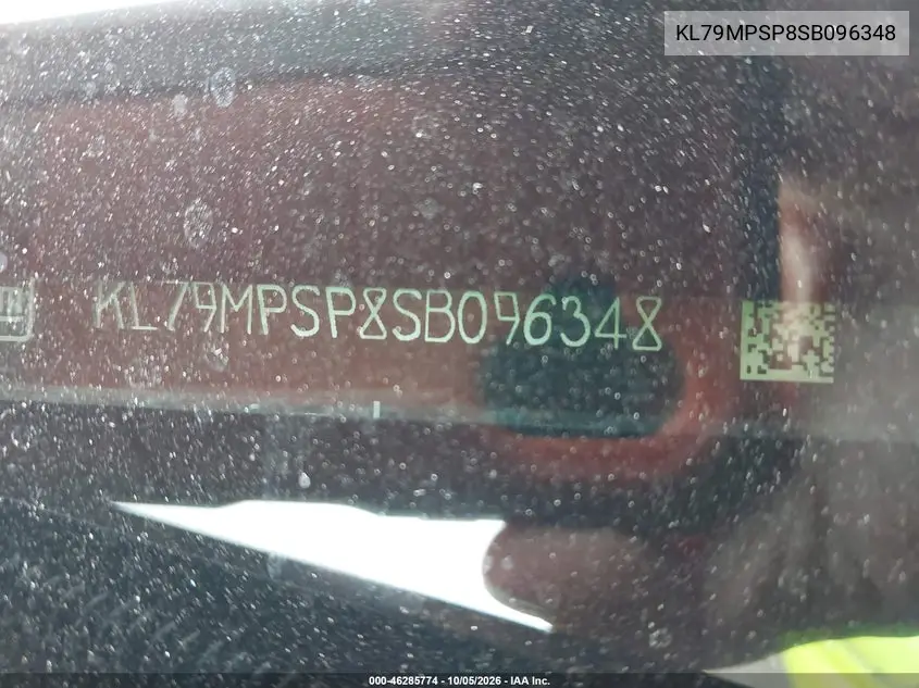 2025 CHEVROLET TRAILBLAZER VIN KL79MPSP8SB096348 — фото 9