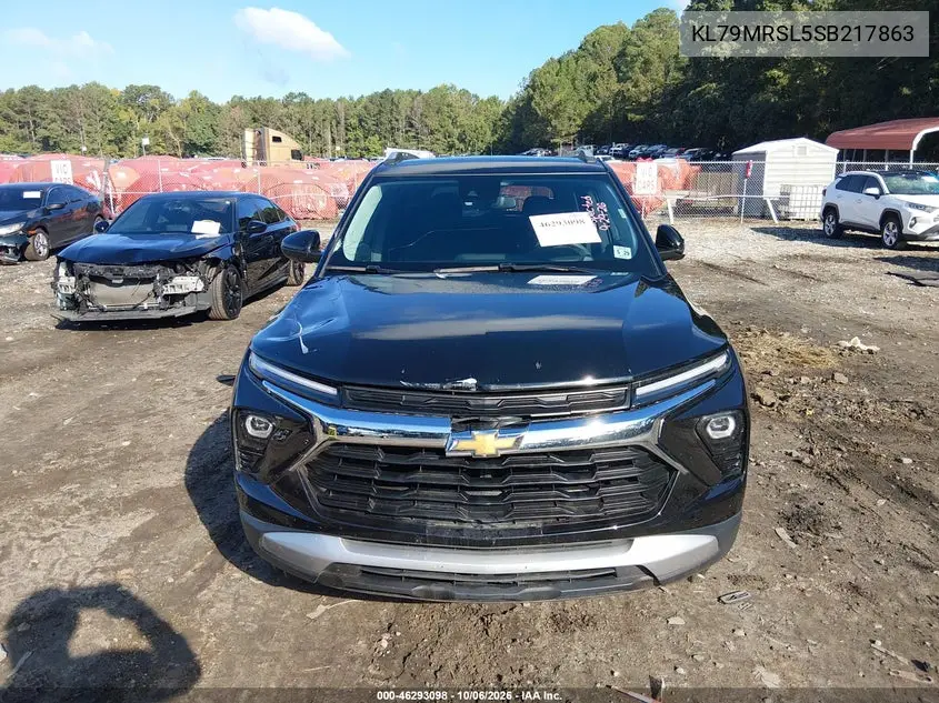 2025 CHEVROLET TRAILBLAZER VIN KL79MRSL5SB217863 — фото 12