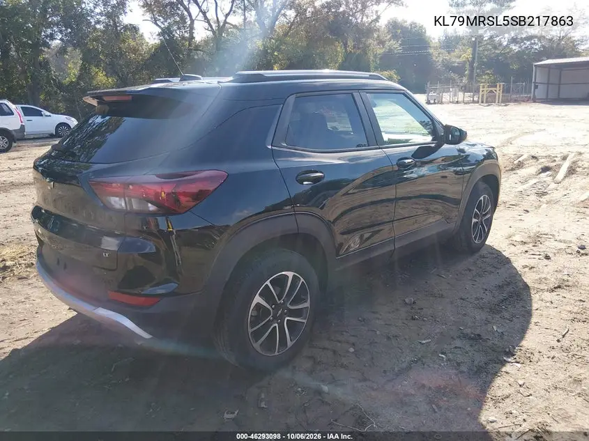 2025 CHEVROLET TRAILBLAZER VIN KL79MRSL5SB217863 — фото 4