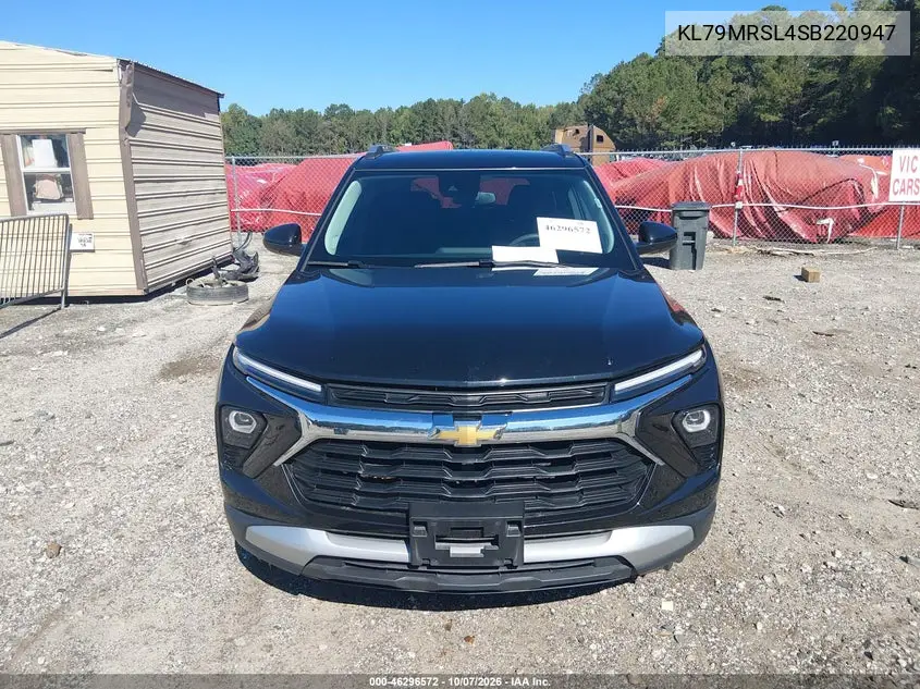 2025 CHEVROLET TRAILBLAZER VIN KL79MRSL4SB220947 — фото 12