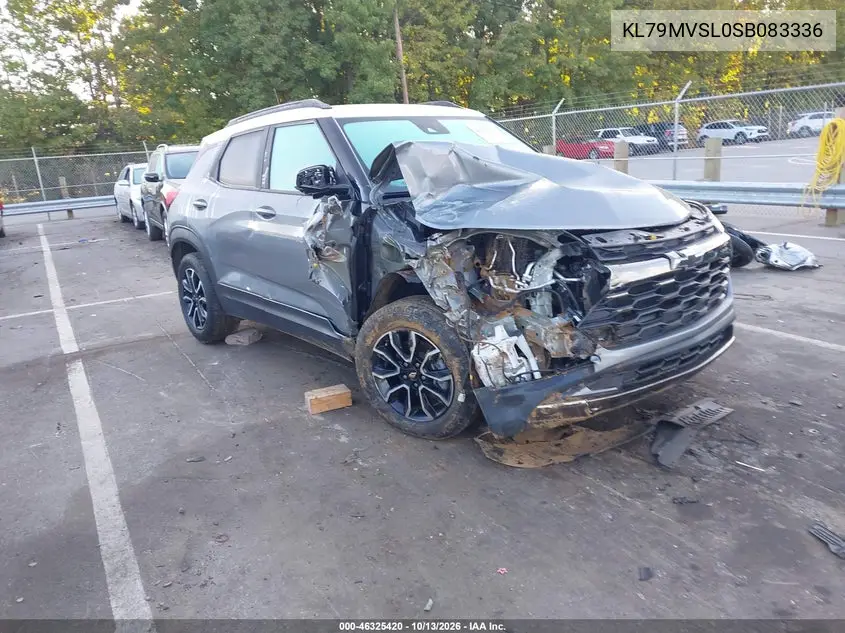 CHEVROLET TRAILBLAZER 2025, VIN KL79MVSL0SB083336