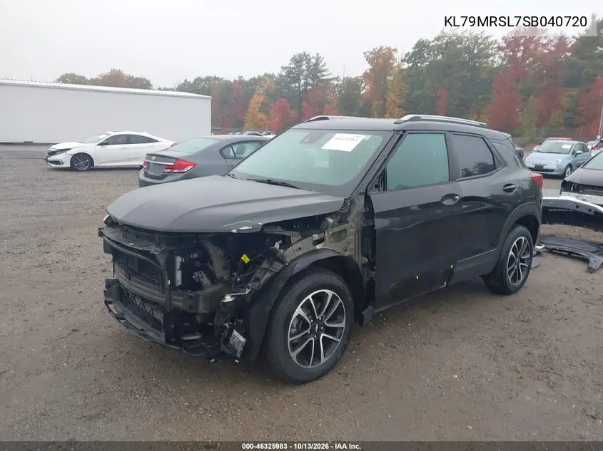 2025 CHEVROLET TRAILBLAZER VIN KL79MRSL7SB040720 — фото 2