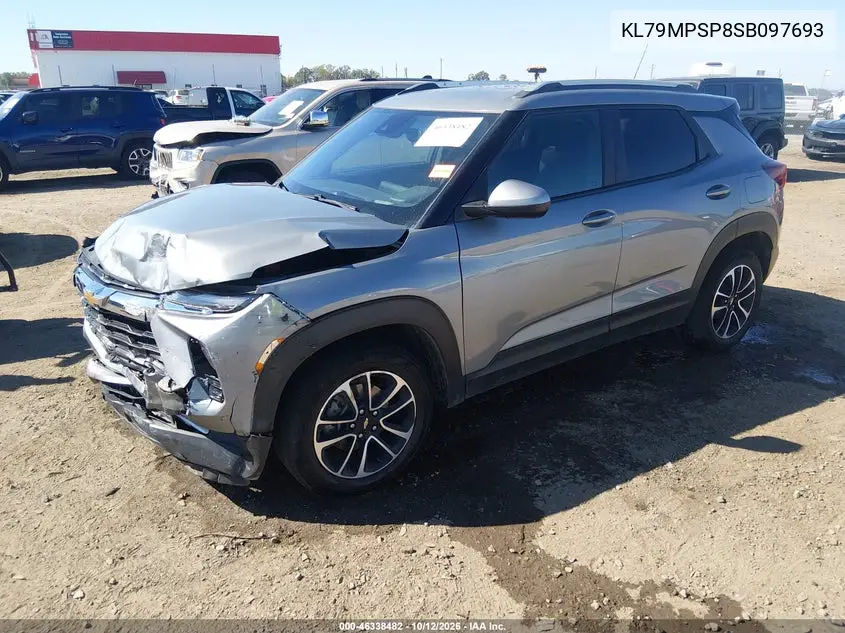2025 CHEVROLET TRAILBLAZER VIN KL79MPSP8SB097693 — фото 2