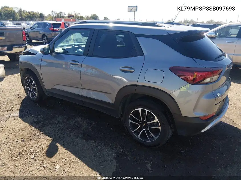 2025 CHEVROLET TRAILBLAZER VIN KL79MPSP8SB097693 — фото 3