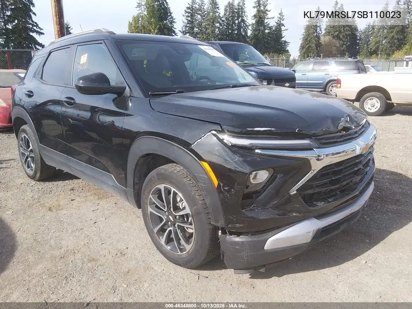 CHEVROLET TRAILBLAZER 2025, VIN KL79MRSL7SB110023
