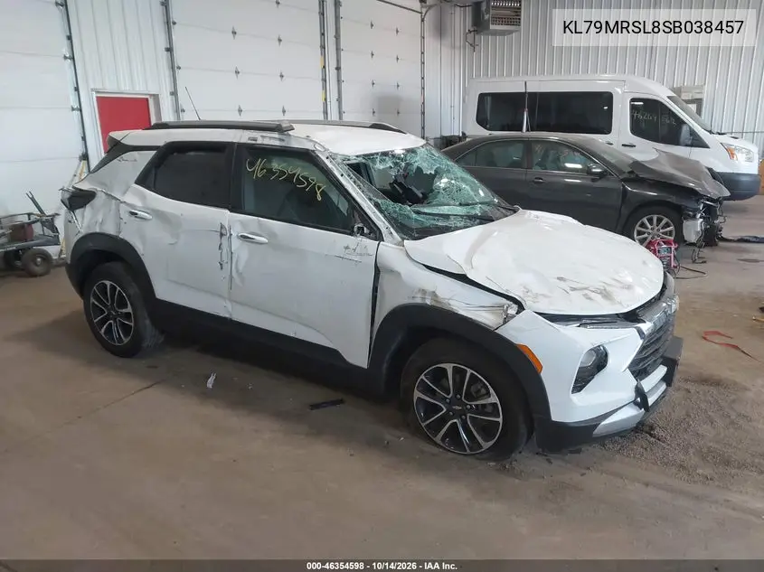 CHEVROLET TRAILBLAZER 2025, VIN KL79MRSL8SB038457