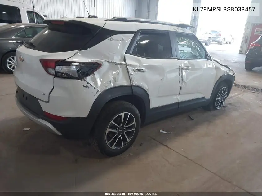 2025 CHEVROLET TRAILBLAZER VIN KL79MRSL8SB038457 — фото 4