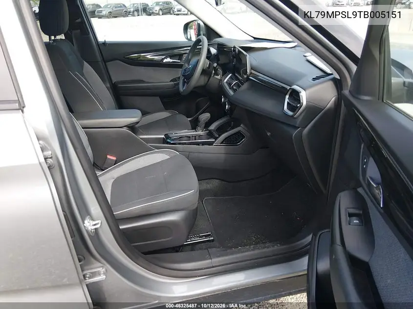 2026 CHEVROLET TRAILBLAZER VIN KL79MPSL9TB005151 — фото 5