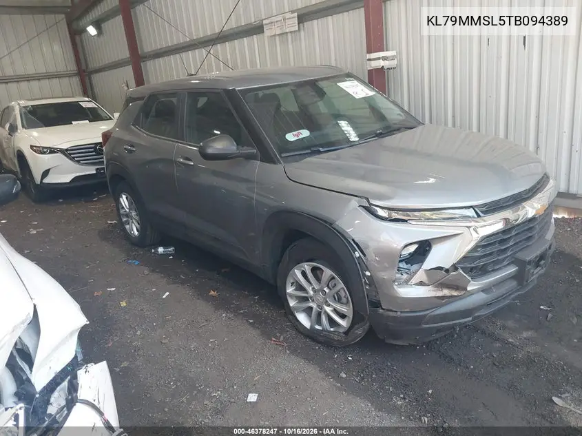 CHEVROLET TRAILBLAZER 2026, VIN KL79MMSL5TB094389