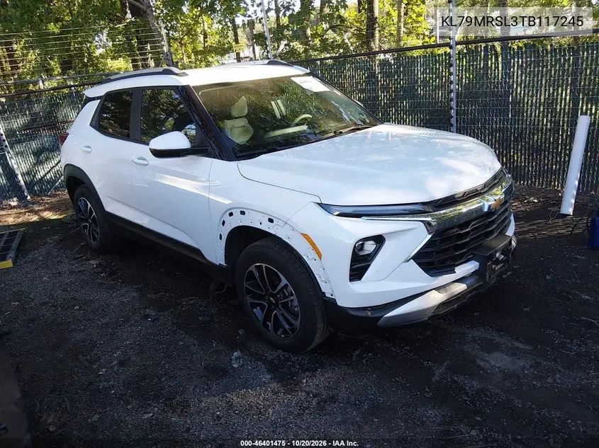 CHEVROLET TRAILBLAZER 2026, VIN KL79MRSL3TB117245