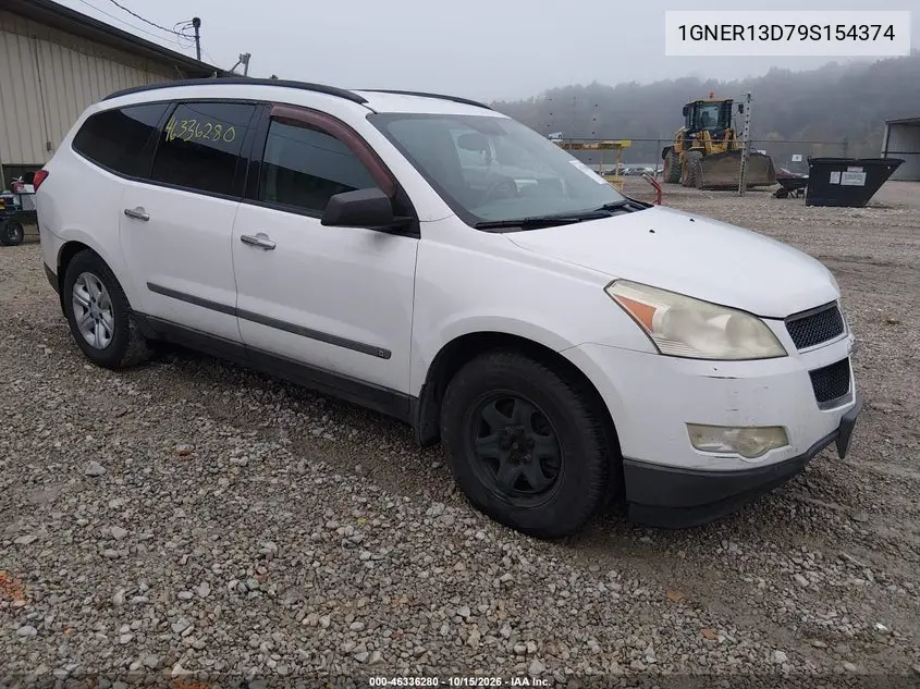 CHEVROLET TRAVERSE 2009, VIN 1GNER13D79S154374