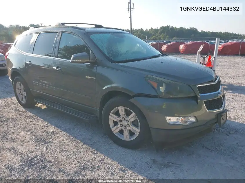 CHEVROLET TRAVERSE 2011, VIN 1GNKVGED4BJ144332