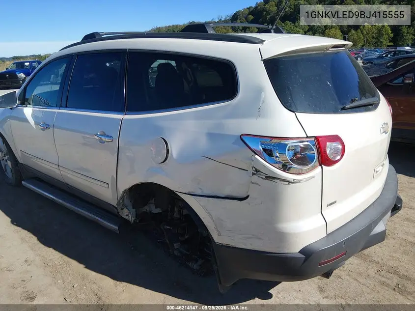 2011 CHEVROLET TRAVERSE VIN 1GNKVLED9BJ415555 — фото 3